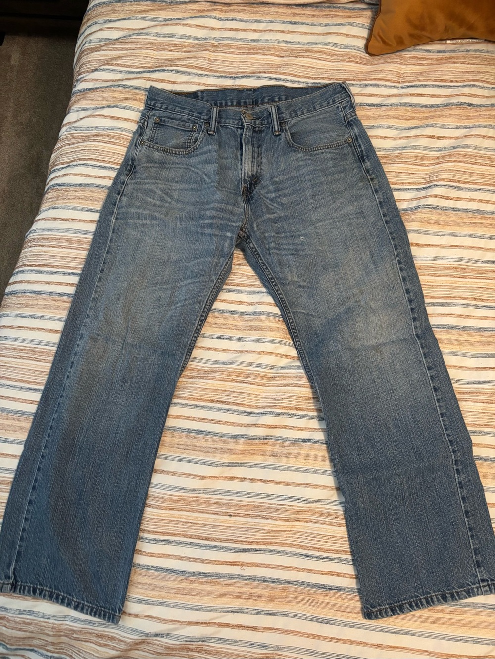 Levi's Men's Light Blue Straight Jeans